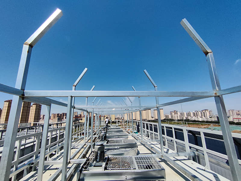 慶陽云計算大數據中心冷卻塔出風口消聲器框架 慶陽云計算大數據中心冷卻塔出風口消聲器框架